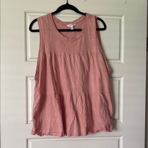 Women's Pink Sleeveless Top